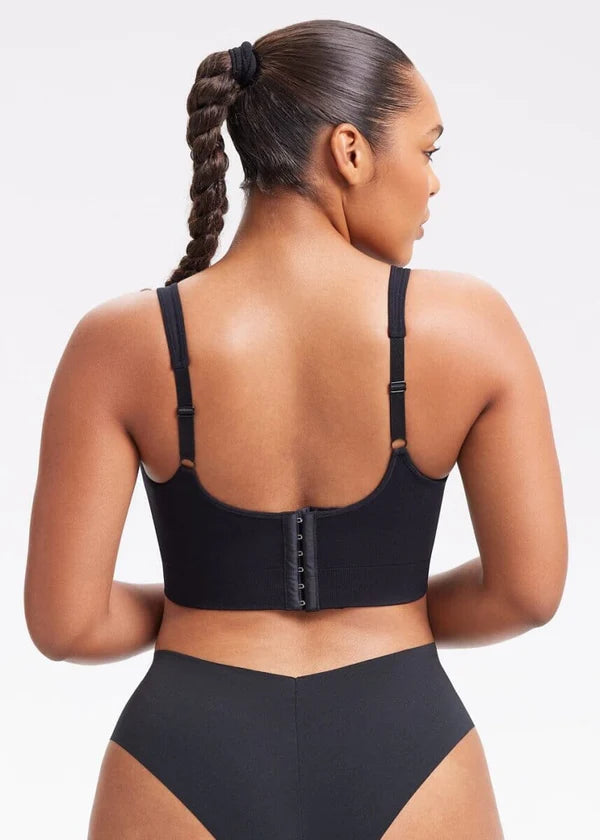 Button Full Cup plus Size Bra without Wire